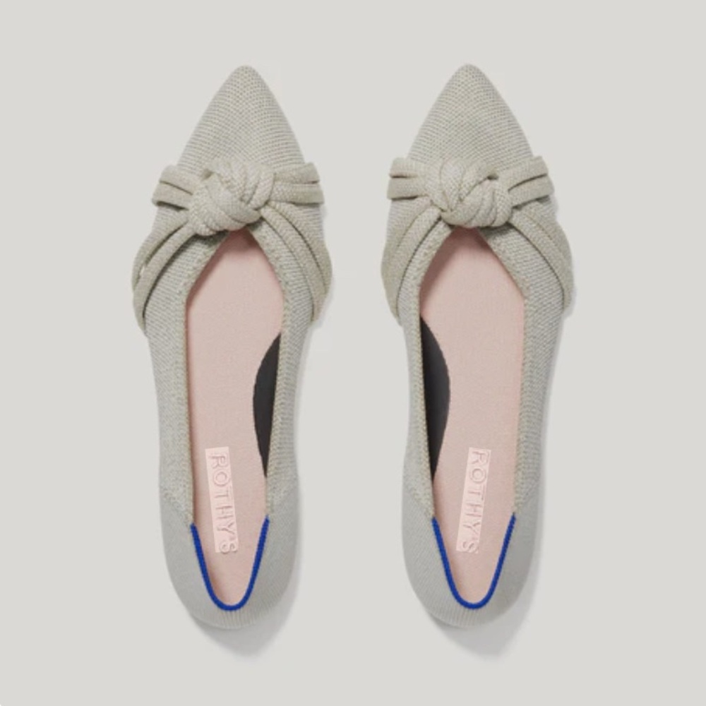 Rothy's the Knot Point II in Diamond Metallic